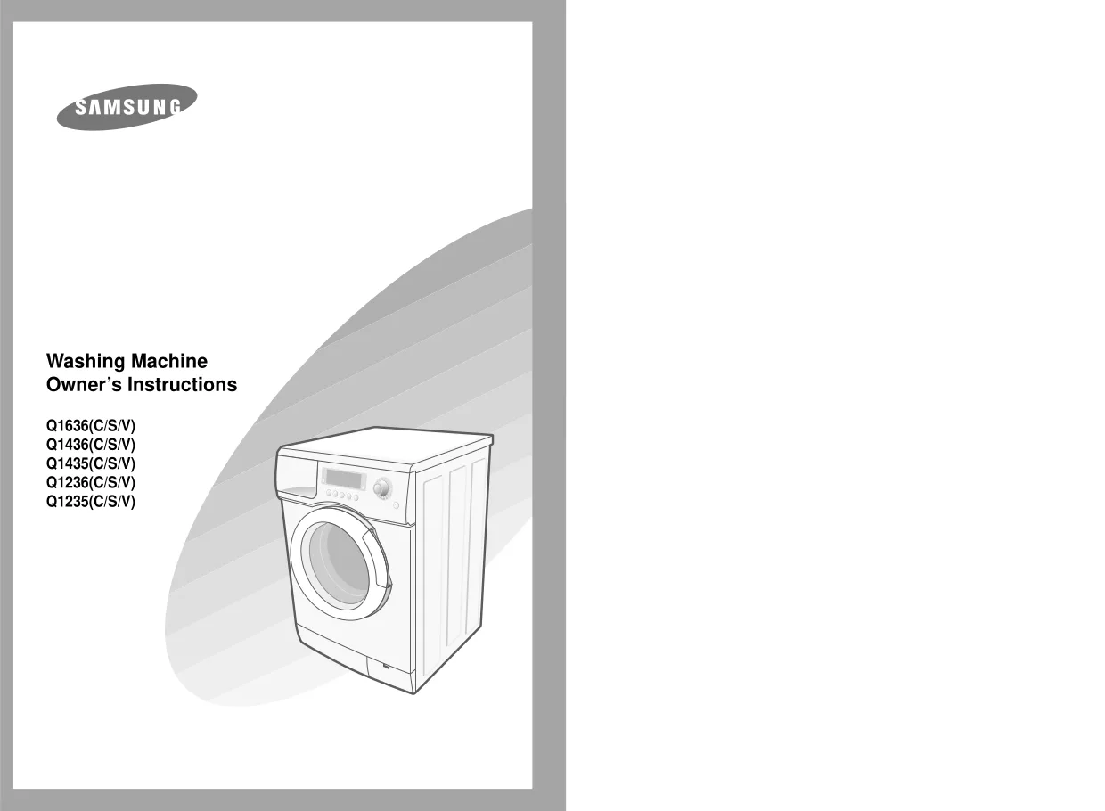 Первая страница инструкции Samsung Q1235SGS/XEU