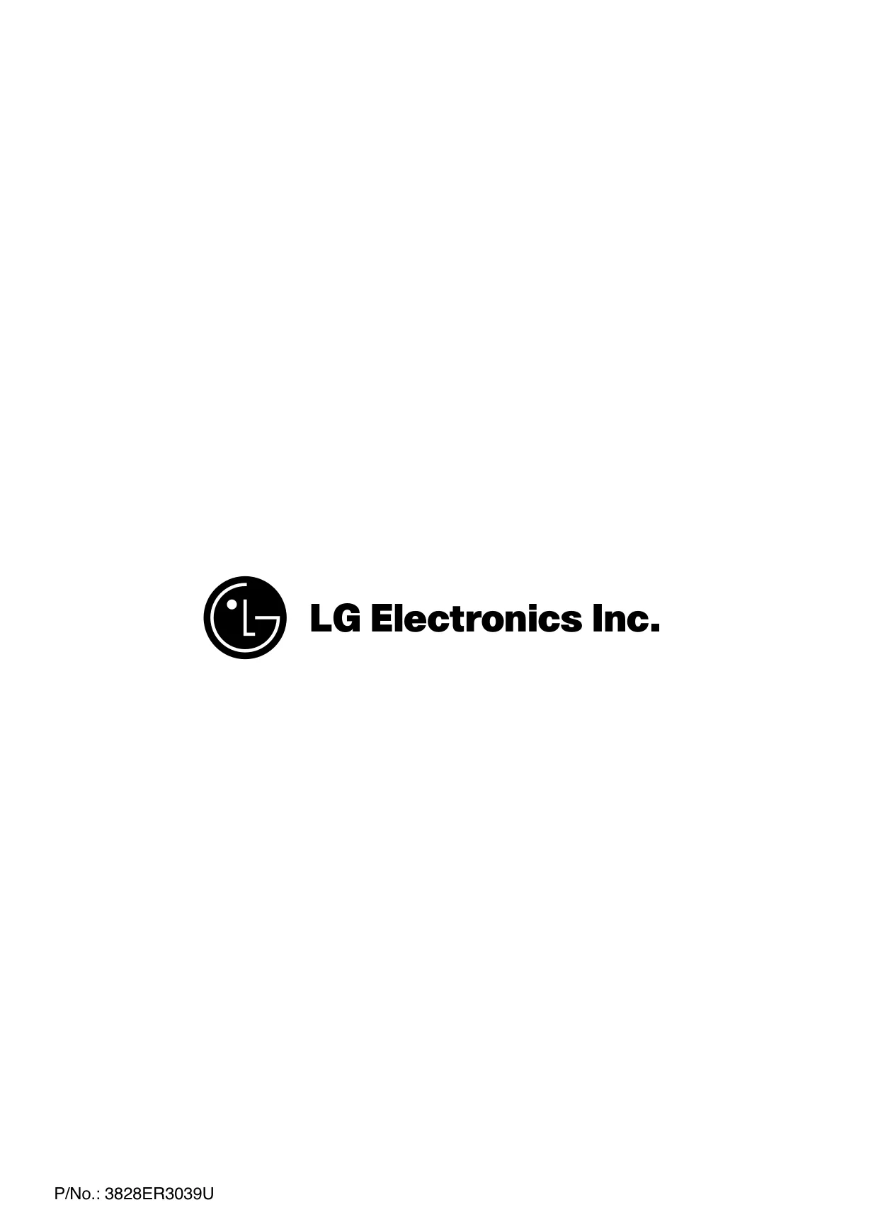 Первая страница инструкции LG WD-10154SP